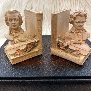 Figi Graphics Mozart & Beethoven Bookends